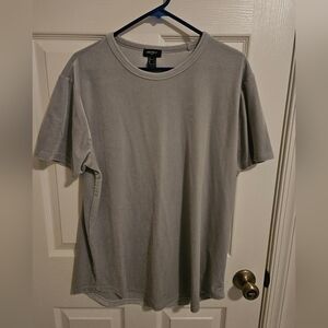 FOREVER 21 SHORT SLEEVE VELVET SHIRT